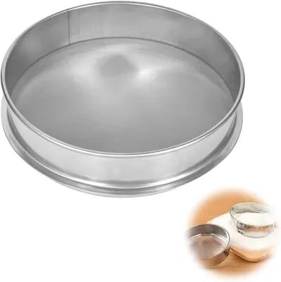 Obrázok produktu pre Sitko nerezové, 150 očiek, priemer 20 cm, vhodné na múku a práškový cukor