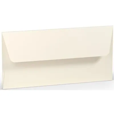 Produktbild von Briefumschlag DL Nassklebung Seidenfutter Ivory