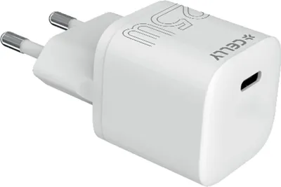 Zdjęcie produktu dla Ładowarka ścienna Celly UCTC1USBC25WWH 25 W, biała