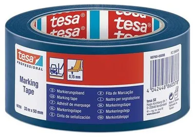 Obrázok produktu pre Vyznačovacia páska, 50 mm x 33 m, TESA "Professional", modrá