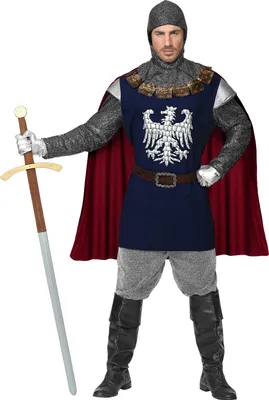 Obrázok produktu pre Kostým rytiera pre mužov - S-2XL - Stredovek S - 48/50