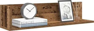Zdjęcie produktu dla vidaXL Półki ścienne 2 szt. Wygląd drewna z odzysku 75x16,5x16,5 cm materiał drewnopochodny