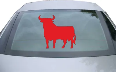 Produktbild von Indigos UG - Aufkleber Heckscheibe & Motorklappe DE2468 - rot - 600x549 mm - Spanien - Auto Scheiben Fenster Heckklappe Tuning Racing JDM - Die cut