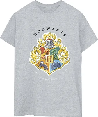 Produktbild von Harry Potter - "Hogwarts" T-Shirt für Damen BI28121 (S) (Grau)
