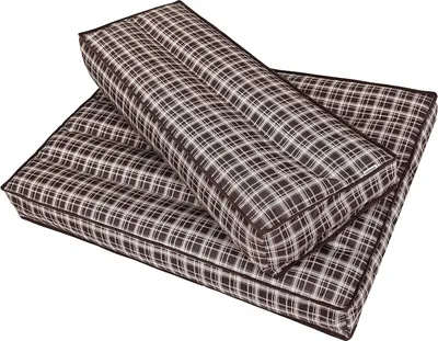 Obrázok produktu pre Opierka chrbta 120x40cm Vankúš z palety odnímateľný poťah nepremokavý Vankúše z palety Vankúše z palety Záhradné vankúše Vonkajšie vankúše z palety Hnedá károvaná