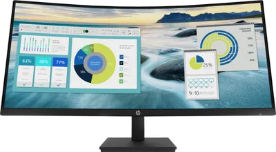 Produktbild von HP P34hc G4 - P-Series - LED-Monitor - gebogen - 86.36 cm (34") - 3440 x 1440 WQHD @ 60 Hz