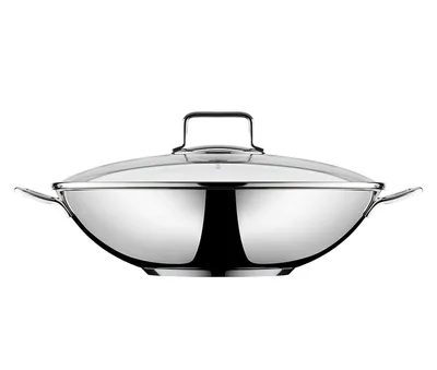Produktbild von WMF 0793566040, Wok-/Bratpfanne, Edelstahl, Edelstahl, Edelstahl, Glas, Vietnam