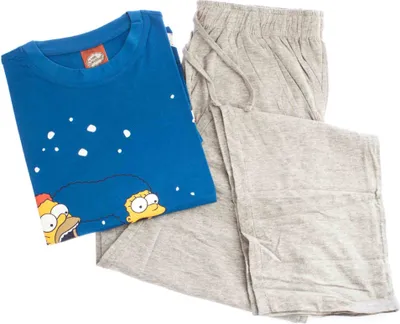 Produktbild von "The Simpsons" Herren Pyjama Set - 2 Teiler - Schlafhose + Oberteil S