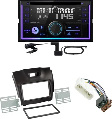 Produktbild von JVC KW-DB95BT Bluetooth Digitalradio USB CD Einbauset für Isuzu D-Max 2