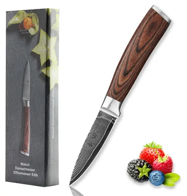 Officemes 8,5 cm Klinge, Pakkaholzgriff, in Geschenkbox