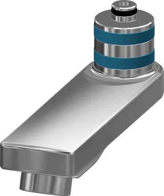 Produktbild von KWC AR Schwenkauslauf, 100 mm, arretierbar, Laminarstrahlregler 6l, 2030032671
