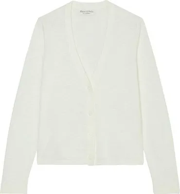 Produktbild von Marc OŽPolo Casual (318) Cardigan, longsleeve, v-neck, white Baumwolle 152 152 S
