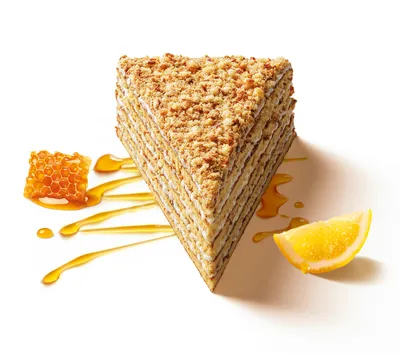 Obrázek produktu pro MARLENKA® Citronový medový dort - medový dort, koláč, dort (1 x 800 g)
