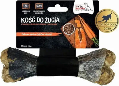 Zdjęcie produktu dla Syta Micha kość do żucia dla psa wspierająca sierść 13,5 cm