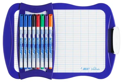 Image de BIC Velleda Whiteboard met 8 marqueurs