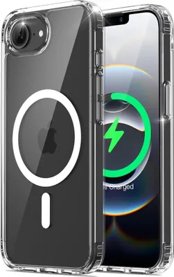 Produktbild von Schutzhülle für iPhone 16E kompatibel mit MagSafe – Transparente Silikon Handyhülle
