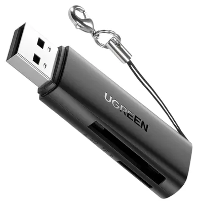 Produktbild von Ugreen Cm264 Usb 3.0 Sd/Tf Kartenleser - Schwarz