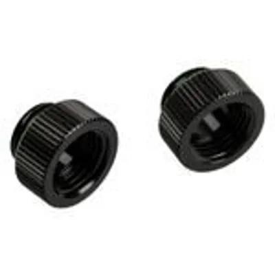 Produktbild von Bitspower Touchaqua Adapter gerade G1/4 Zoll AG auf G1/4 Zoll IG - 2er Pack, schwarz