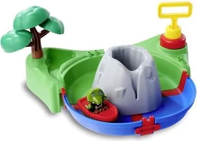 Produktbild von Aquaplay Sploshy Vulkan Badespielzeug, Wasserbahn Spielset, Vulkanfunktion, 3-6 Jahre
