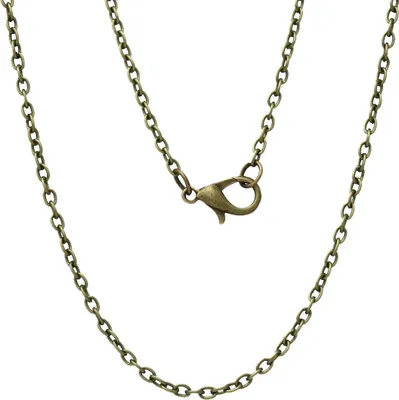 Produktbild von Gliederkette / Halskette 62cm lang, bronzefarben