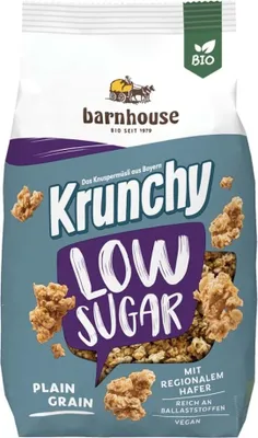 Zdjęcie produktu dla Krunchy Niskosłodzony Zwykły Ziarnisty 375g