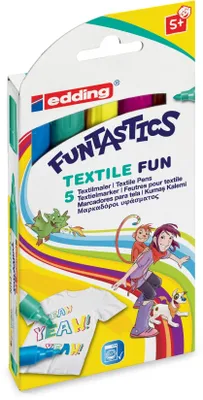 Obrázek produktu pro Textilní popisovače Funtastics edding 17 VE=10x5 barev