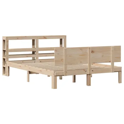 Produktbild von Bettgestell mit Kopfteil ohne Matratze 120x190 cm