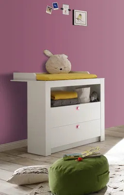 Obrázek produktu pro Wickelkommode >Paula< in Weiß - 137x105,4x78cm (BxHxT)