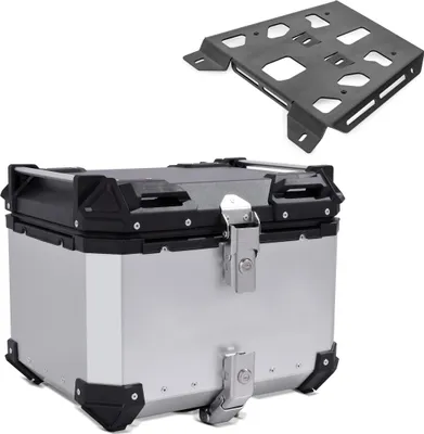 Produktbild von Set Topcase + Gepäckträger für KTM 790 Adventure / R 19-21 silber XB45