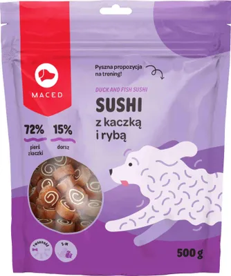 Obrázok produktu pre MACED - Sushi s kačkou a rybami - 500g