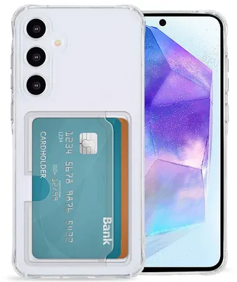 Imagen del producto de Funda Suave con Tarjetero para Samsung Galaxy A55 - Transparente
