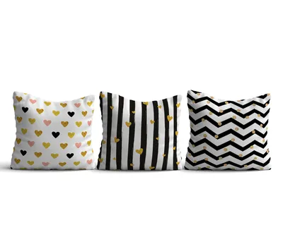 Produktbild von Evila Originals, Azury- KRL3107, Bunt, Kopfkissen, 50% Baumwolle / 50% Polyester
