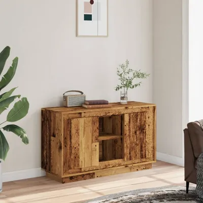 Zdjęcie produktu dla vidaXL Kredens o wyglądzie starego drewna 102x35x60 cm materiał drewnopochodny