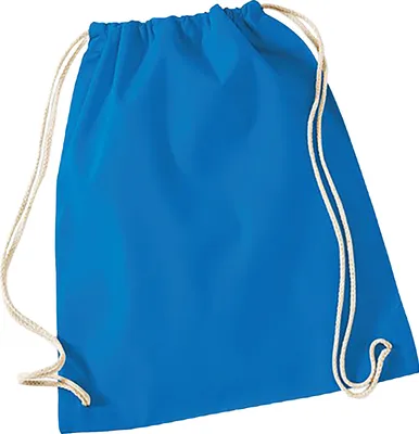 Produktbild von Westford Mill Sport Sack - 12 Liter (2 Stück/Packung) BC4327 (Einheitsgröße) (Saphirblau)