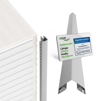 Produktbild von HEXIM Siding Fassadenverkleidung Fassadenpaneele außen Außenwand wetterfest UV-beständig PVC-U