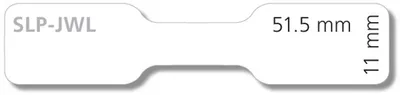 Imagen del producto de Correa para reloj Seiko SLP-JWL: 51,50 mm de ancho x 11 mm de largo. Caja de 1 unidad. Rectangular. Modelo 1050/R. Color blanco