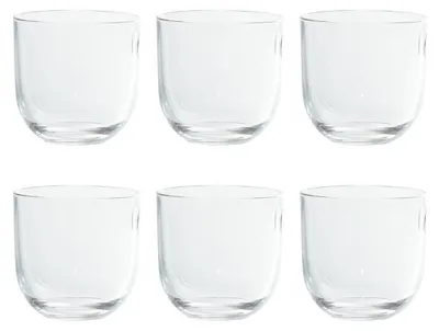 Whiskygläser Set 6er, Kristallglas, 350 ml, spülmaschinenfest