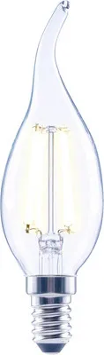 Produktbild von FLAIR LED Kerzenlampe dimmbar CL35 E14/6W(60W) 806 lm 4000 K neutralweiß klar Windstoß Kerzenlampe