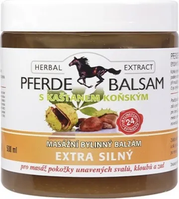 Produktbild von VIVACO Herb Extract Pferde Balsam Forte mit Rosskastanie 500 ml – zur Entspannenden Hautmassage mit Originalrezeptur und Pflanzenextrakten