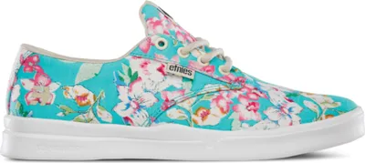 Produktbild von Etnies - Jameson SC WS 339 Floral Sneaker Herren Blumen Weiß Skateschuh Scout Ultraleicht