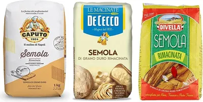 Produktbild von TESTPAKET De Cecco Divella Caputo Semola Grano Duro Rimacinata Hartweizengries