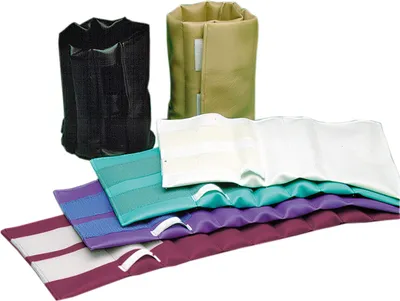 Produktbild von Gewichtsmanschetten Laufgewichte Handgelenk und Fußgewichte, 6 Stk.: 0,5 - 5 kg