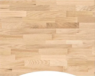 Immagine prodotto di Piano Scrivania 100x80x2,5 cm Rovere Massello Non Trattato