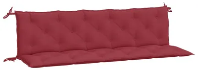 Produktbild von vidaXL Gartenbank-Auflagen 2 Stk. Weinrot 180x50x7 cm Oxford-Gewebe