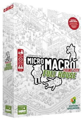 Image de SD Games MicroMacro : Full House, un jeu de détective pour 1 à 4 joueurs, dès 10 ans (édition espagnole)