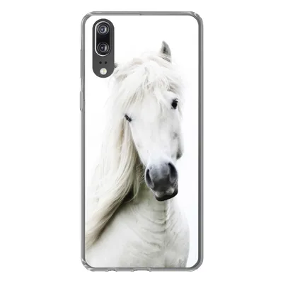 Produktbild von MuchoWow® Handyhülle Schutzhülle Hülle für Huawei P20 Pferde - Nutztiere - Mähnen Silikon Softcase Handy Hülle - Hardcover