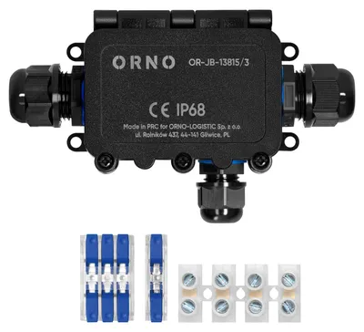 Image de BOÎTIER N/T IP68, 0,5-6,0 mm², 2 raccords M20, 1 raccord M16 - ON-13815/3