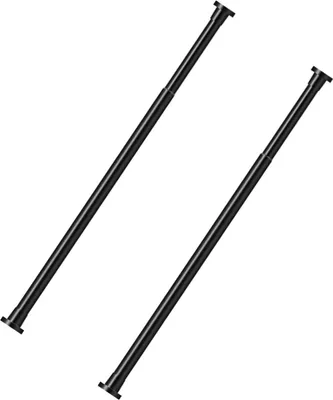 Produktbild von Teleskopstange zum Klemmen, Spannstange ohne Bohren, Ausziehbar Vorhangstange,(19 to 35 inch)