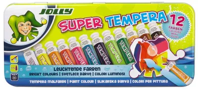 Produktbild von JOLLY Super Temperafarben farbsortiert 12 Farben