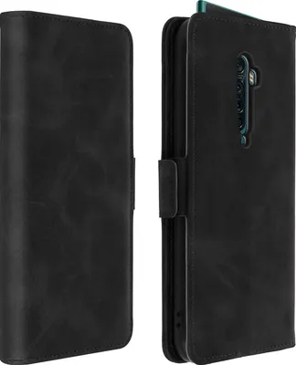 Obrázok produktu pre Puzdro Avizar, mäkké (Soft Touch) s možnosťou použitia ako stojan, pre telefón Oppo Reno 2, čierna farba